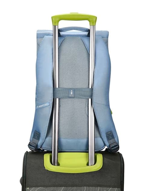 Buy Uppercase Light Blue Medium Convertible Laptop Backpack Online At