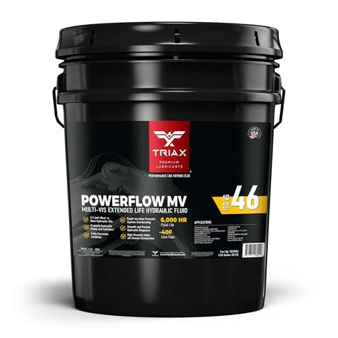 Aceite Hidráulico HLP Premium Triax 46 Powerflow Pail de 5 Galones in