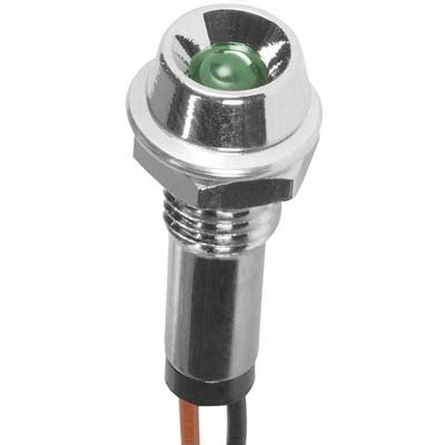 Sloanled Indicator Panel Mount Led Mnt Sz Screw Green