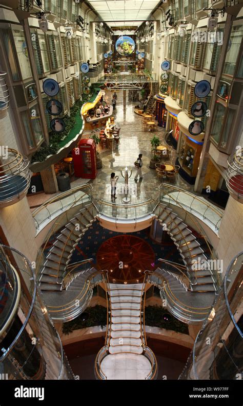 Interior view of Royal Caribbean Internationals Voyager of the Seas at the Shanghai Wusongkou ...