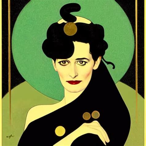 Eva Green Art By Coles Phillips Gilded Outfit Jet Stable Diffusion