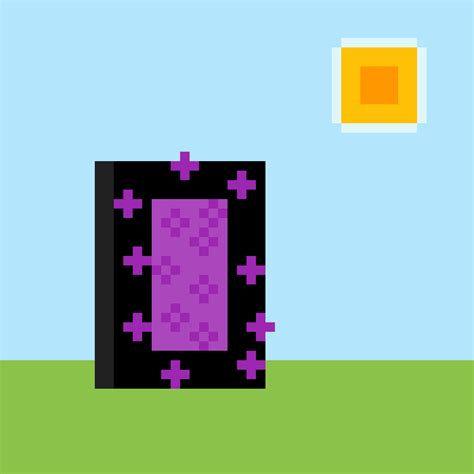 Pixilart Nether Portal Minecraft By H4l0 1nf1n1t3