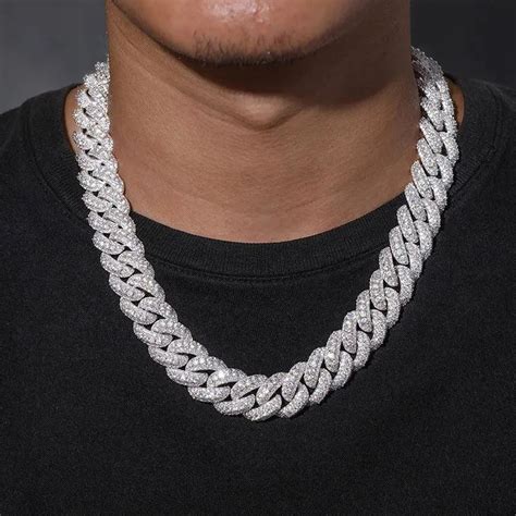 18mm Iced Out Cuban Link Chain Mixx Chains