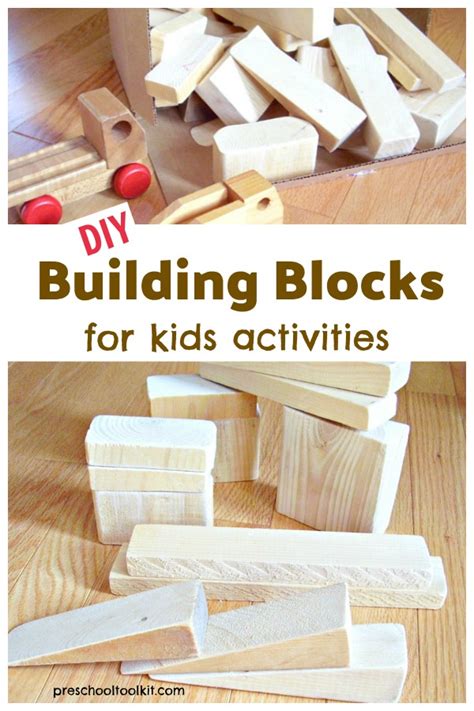 Diy Wooden Building Blocks For Imaginative Play Preschool Toolkit