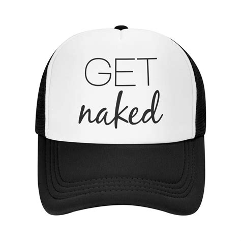 Adjustable Get Naked Baseball Cap Trucker Hat Snapback Caps Hats