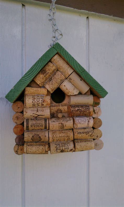 Not Sure What To Do With Your Wine Corks Wine Cork Birdhouse