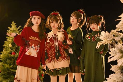 CHRISTMAS TOWN Ntbhshop Kawaii Fashion Girl Outfits Harajuku