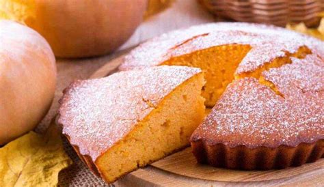 Torta Soffice Alla Zucca Frullata Deliziosa Ed Invitante Merenda