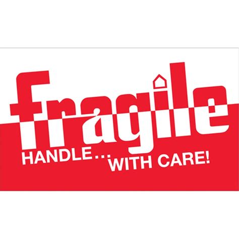 3 X 5 Fragile Handle With Care Labels Packaging Hero