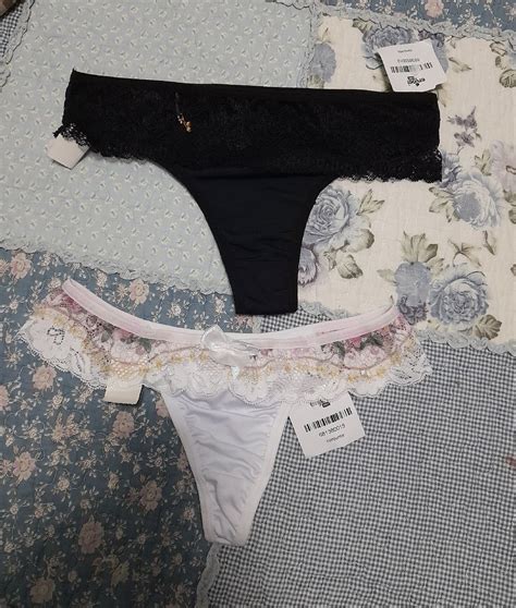 Calcinhas P Branca E Preta Lingerie Feminina Nunca Usado Enjoei