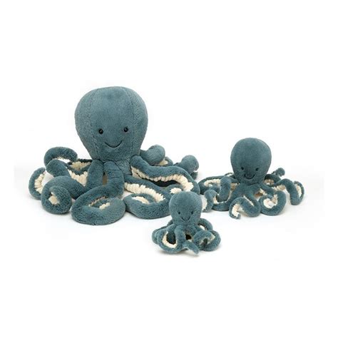 Jellycat Storm Octopus Soft Toy Blue Smallable