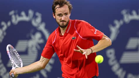 Atp Dubai Daniil Medvedev Gibt Sich Gegen Borna Coric Keine Bl E