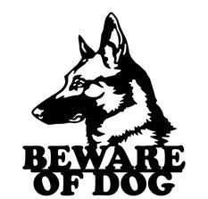 Beware of Dog Metal Sign | Merica Metal Worx