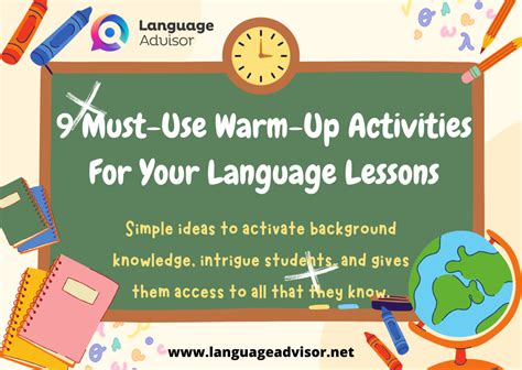 9 Must Use Warm Up Activities For Your Language Lessons