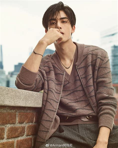 Song Weilong Models Emporio Armani Fall Winter 2023 Watches