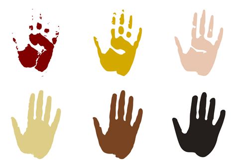 Skin Tone Hand Prints Clip Art Image - ClipSafari