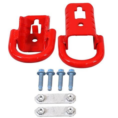 Ford Performance Tow Hooks Red Pair F 150 2015 2024