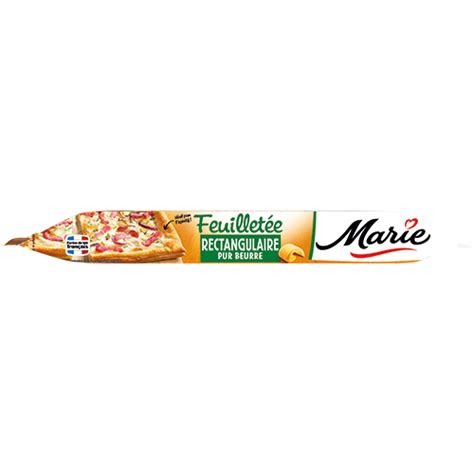 Pâte Feuilletée Pur Beurre Rectangulaire 230g Marie