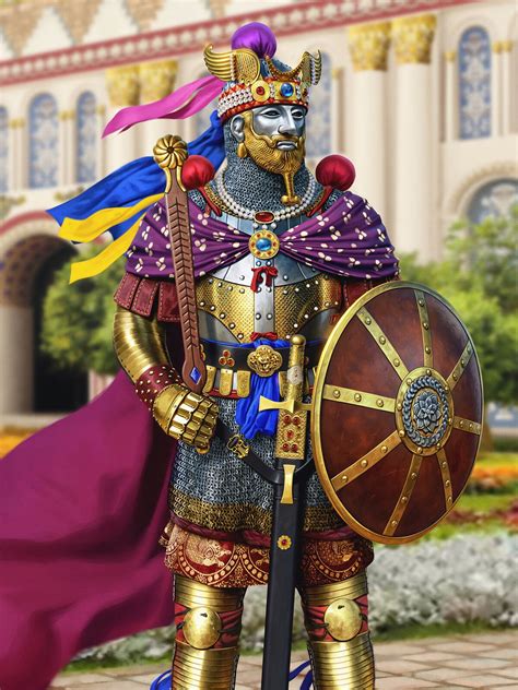 Sasanian Pushtigban Salar Sassanid Persian Warrior Old Warrior