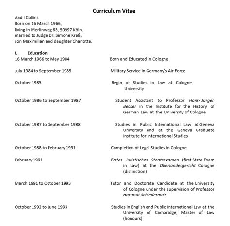 10 Law Curriculum Vitae Template Business Psd Excel Word Pdf