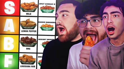 Lospollostv Ultimate Wingstop Flavor Tier List Ft Jake And Nick