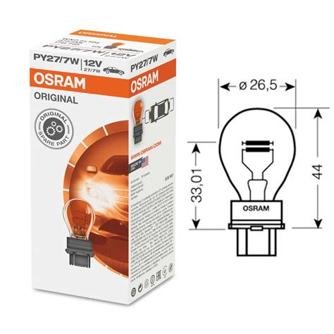 Osram 3757AK 12V 27/7W P27/7W W2.5x16q narancs izzó vásárlás, árak: 899 ...