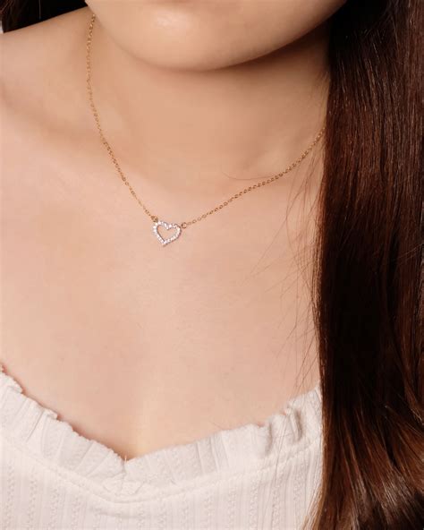 Unlock Your Love with an Open Heart Necklace - Shop Now!