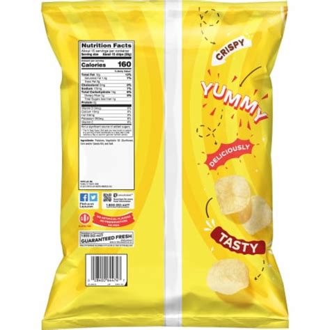 Lays Potato Chips Classic Flavor Snacks 13 Oz Party Size Bag 1525 Oz