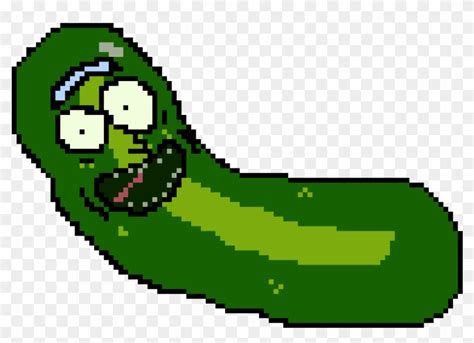 Pickle Rick Pickle Rick Pixel Art Free Transparent Png Clipart