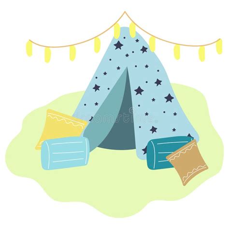 Pajama Tent Cute Stock Illustrations 7 Pajama Tent Cute Stock