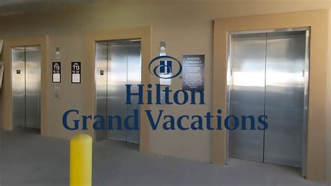 Otis Traction Elevators Hilton Grand Vacations Parking Structure