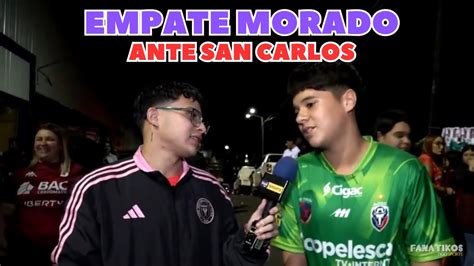 Saprissa Empata En San Carlos En Vivo Desde Las Afueras Del Carlos