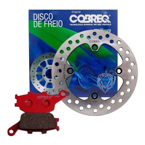 Disco De Freio Traseiro Xre 300 Pastilha Abs Cobreq No Shoptime