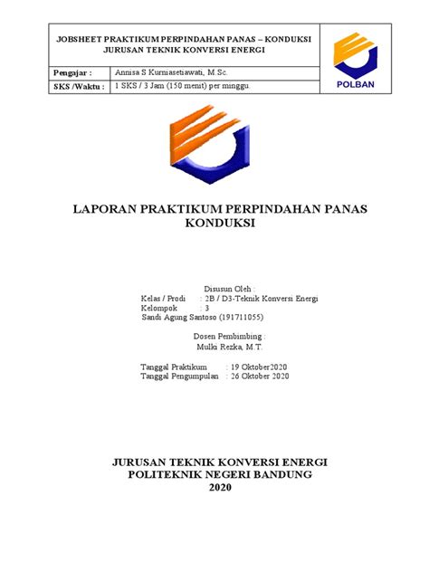 Laporan Perpindahan Panas Konduksi Pdf