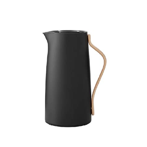 Stelton Emma Isolierkanne Kaffee Mattschwarz SkanDes By Sentura