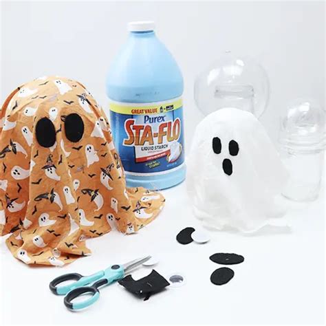Easy Diy Hanging Ghosts From Fabric Scraps