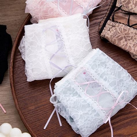 5 Pack Lot Womens Ruffled French Lace Panties Full Brief Sexy Underwear Lingerie EBay