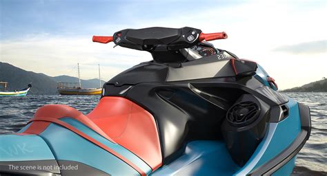 Sea Doo WAKE PRO 230 Jet Ski Modelo 3D 69 3ds Fbx Ma Max Blend