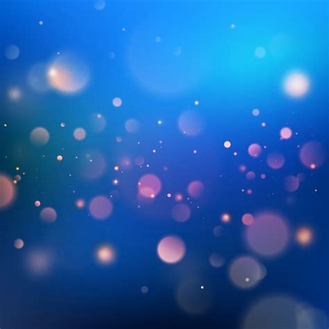 Premium Vector Blue Bokeh Abstract Background And Also Includes