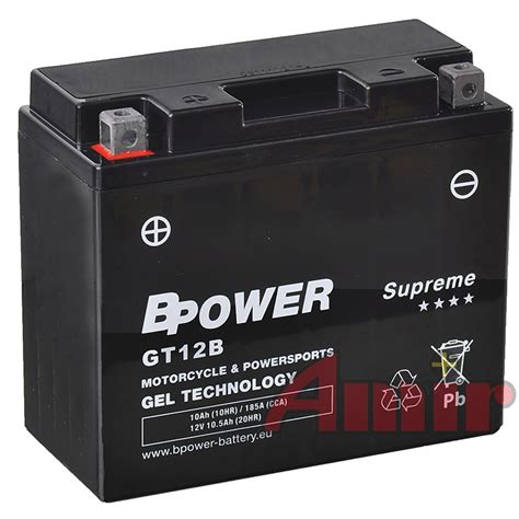 Akumulator Bpower Gt B V Ah A Supreme Yt B Bs