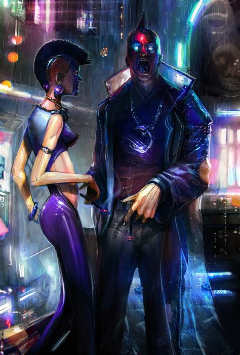 Share Via Artstation Ios App Artstation Cyberpunk Art