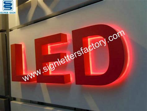 halo lit LED letters,halo illumination LED letters