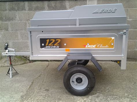 Erde 122 Trailer Hire Locking Abs Hardtop Coupling Lock Spare Wheel