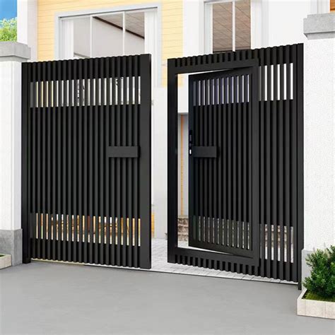 Simple Garden Metal Gate Design Aluminium Front Gates - Garden Gates ...