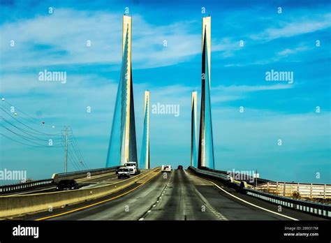 Indian River Bridge Stock Photo Alamy