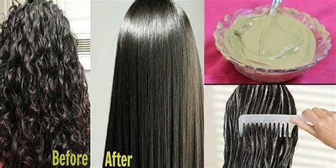 Permanent Hair Straightening At Home In 30 Minutes With All Natural