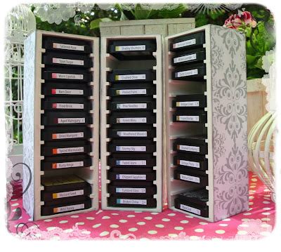 CRAFTY STORAGE Made By Soraya Ink Pad Storage Tower