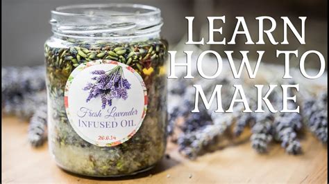 Making Lavender Infused Oil At Home Herbal Remedies Youtube