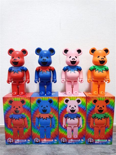 Bearbrick Grateful Dead Dancing Bears 100 400 1000 Hobbies And Toys