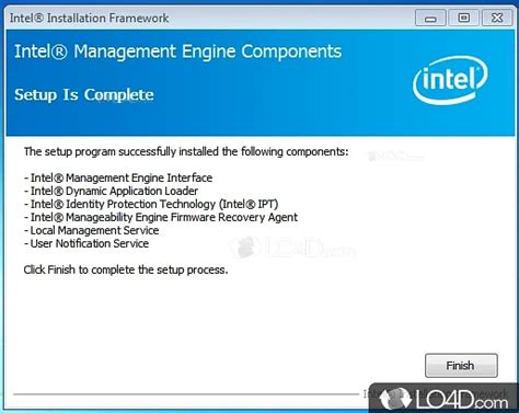 Intel Management Engine Components - Screenshots